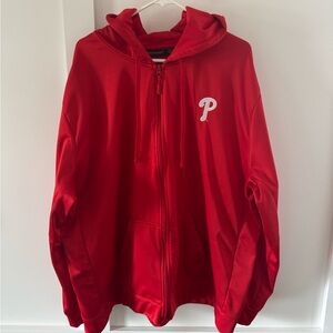 Men’s 2XL Philadelphia Phillies Zip-Up Hoodie gently used excellent condition
